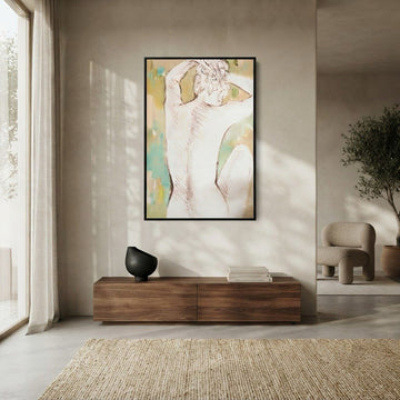 Single-Frame Spray-Paint Wall Art