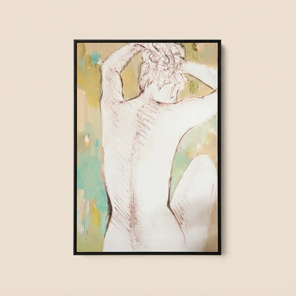 Single-Frame Spray-Paint Wall Art