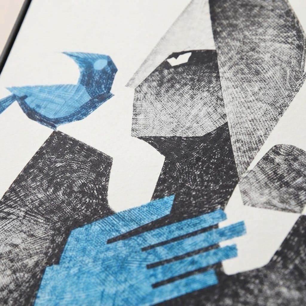 Single-Frame Spray-Paint Wall Art