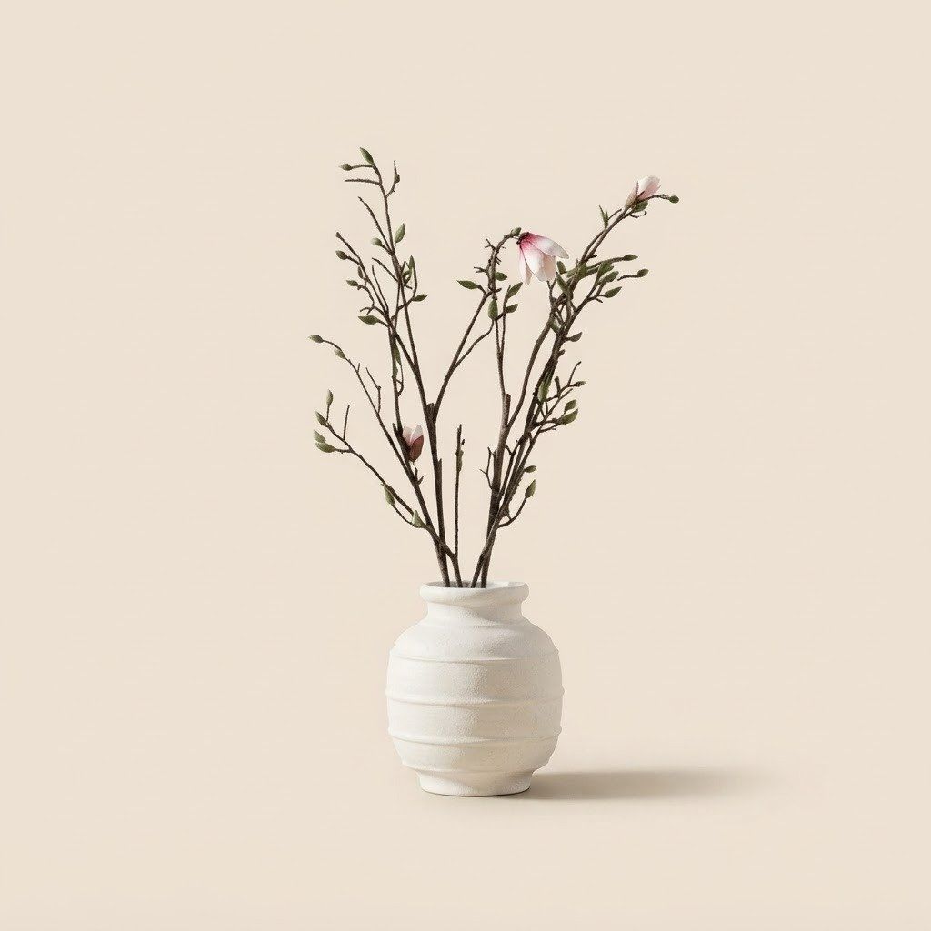 Artificial Flowering Branch Plant â€“ Pink