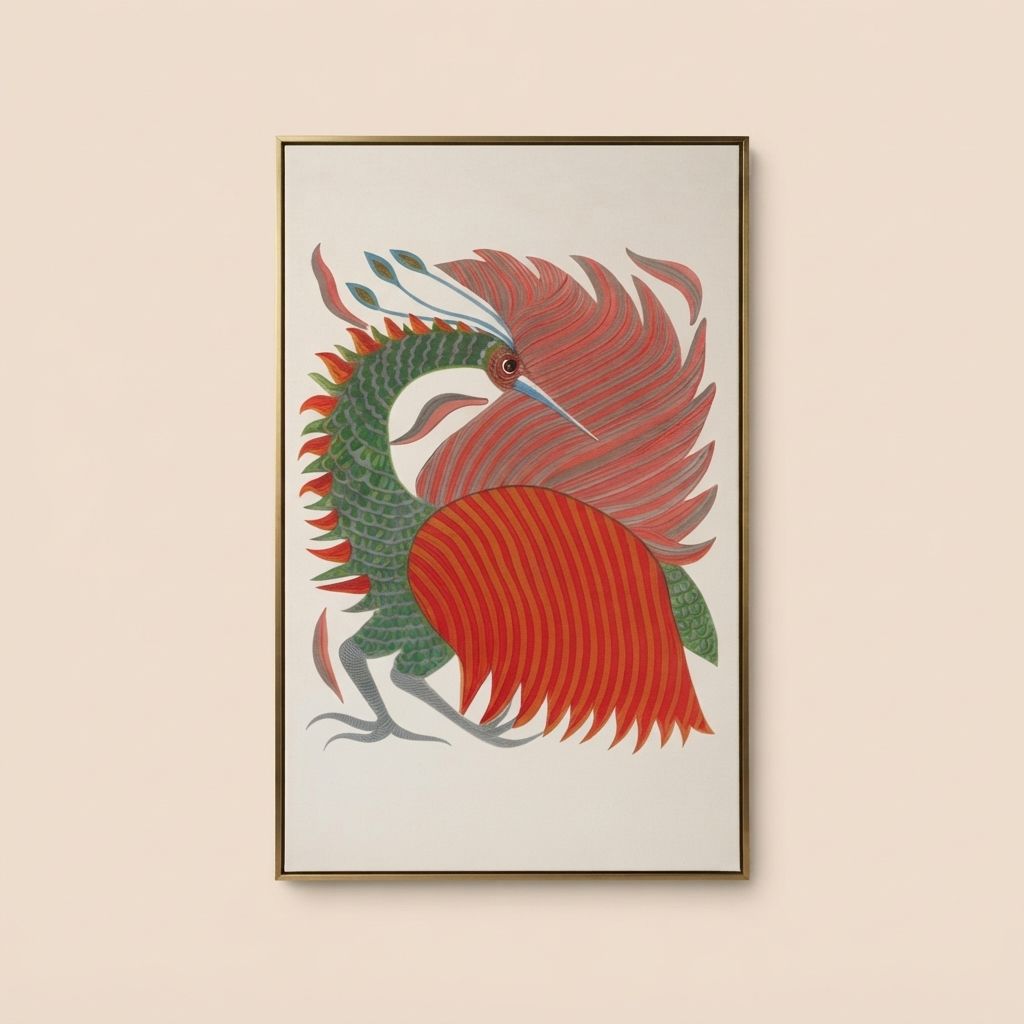 Vibrant Phoenix Wall Art