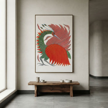 Vibrant Phoenix Wall Art