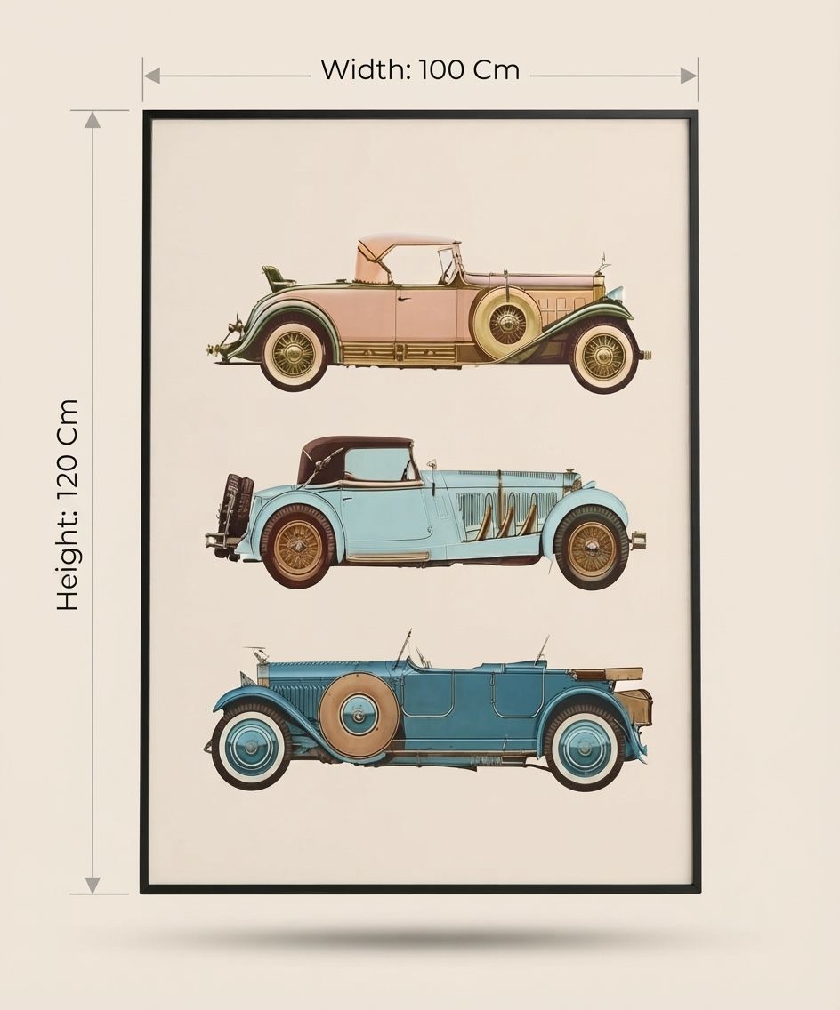 Vintage Car Wall Art
