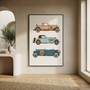 Vintage Car Wall Art