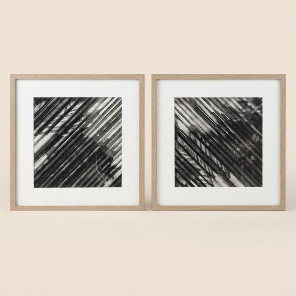 Glass-Framed Printed Wall Art