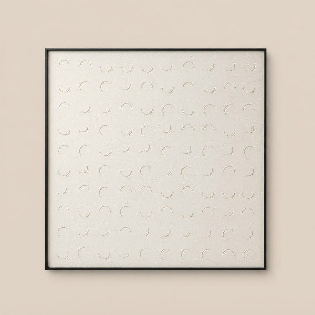 Textured Paperboard Wall Art
