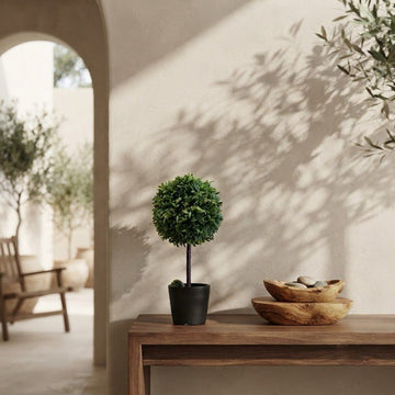 Artificial Boxwood Topiary Plant