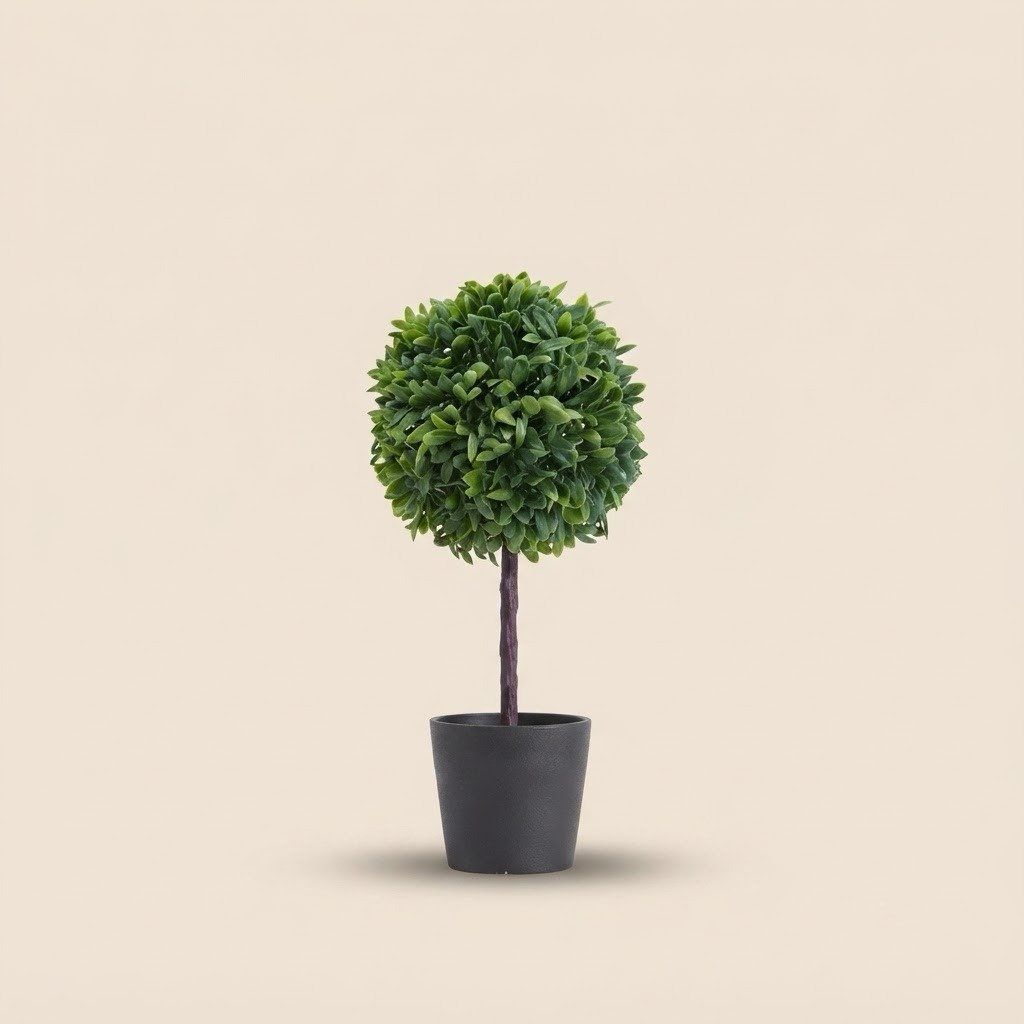 Artificial Boxwood Topiary Plant