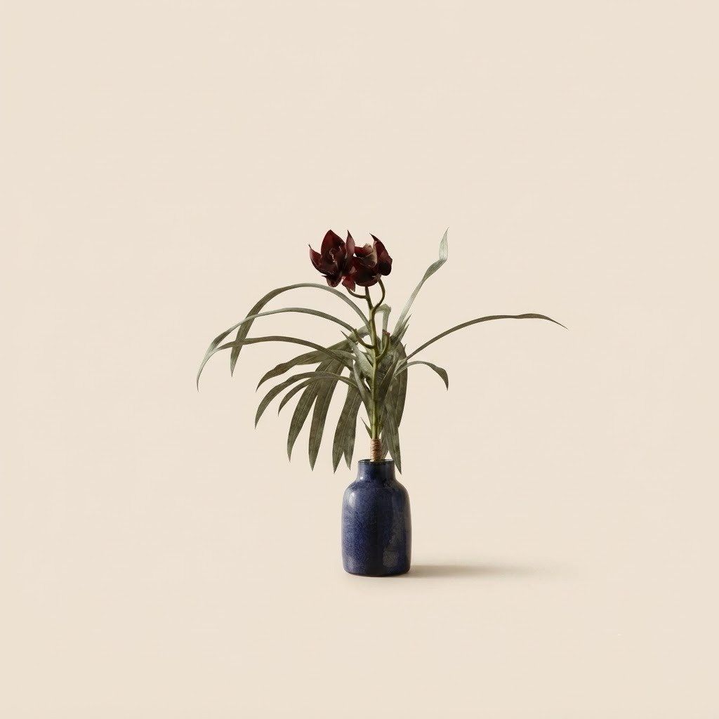 Artificial Orchid Stem Decor