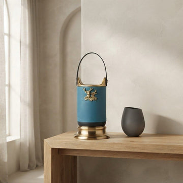 Rustic Modern Metal  Vase