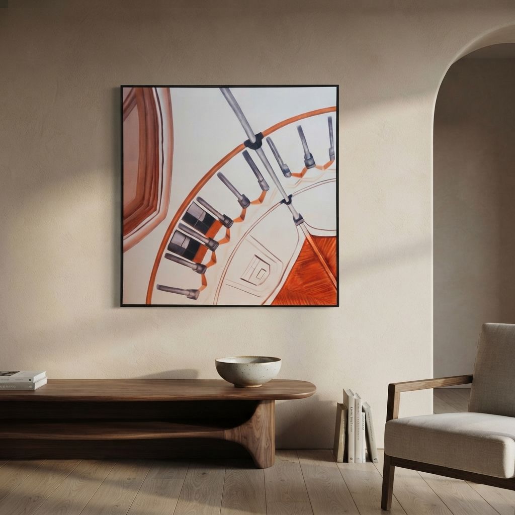 Single Frame Spray-Paint Wall Art - 1