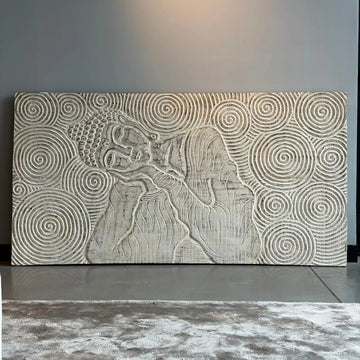 Carved Wooden Wall Art Panel