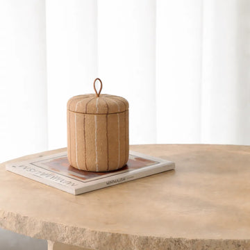 Brown Sand Jar