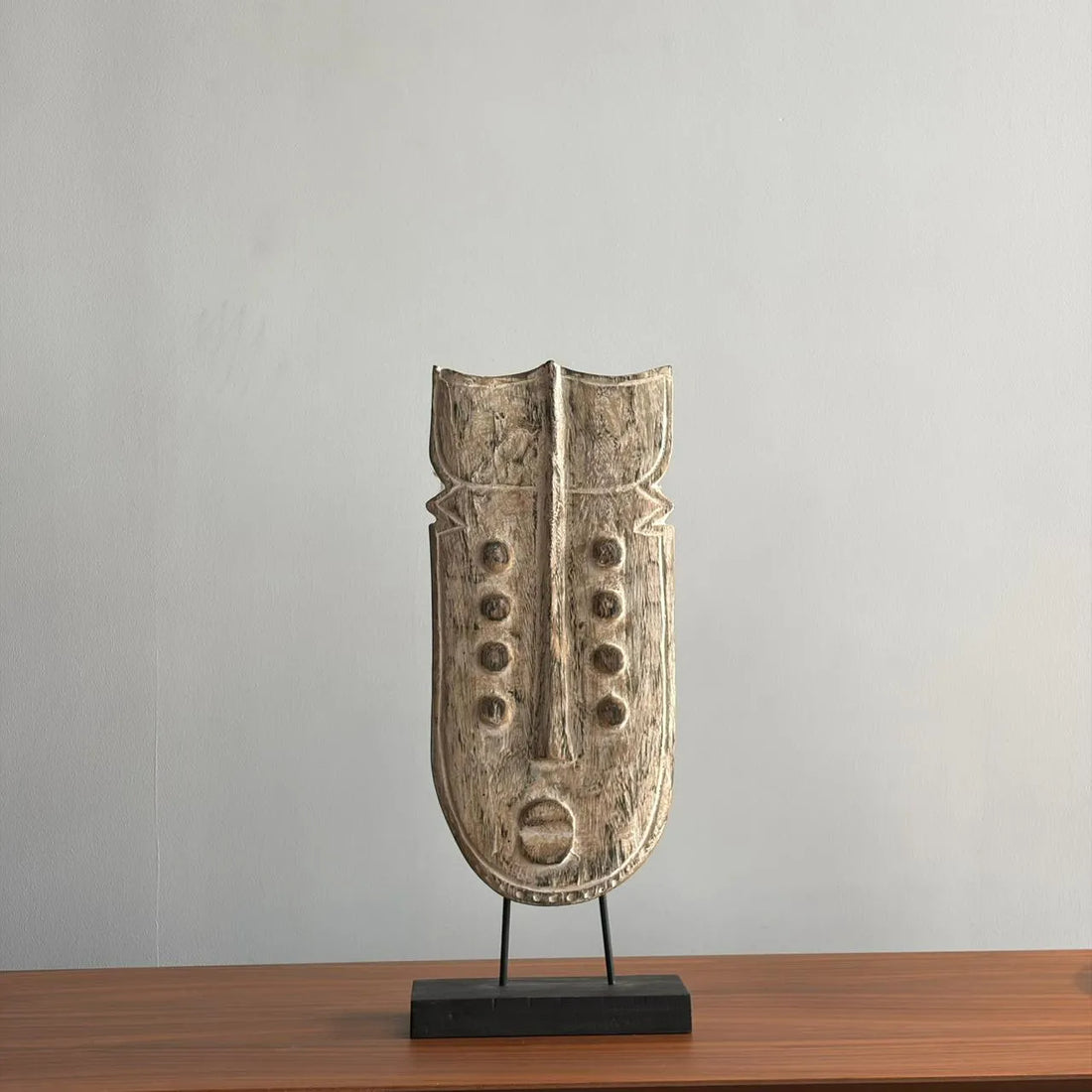 Wooden Decor - Mask Figure