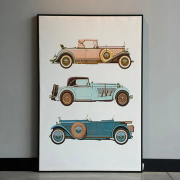 Vintage Car Wall Art