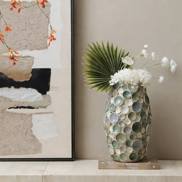 Colorful Round Glaze Vase
