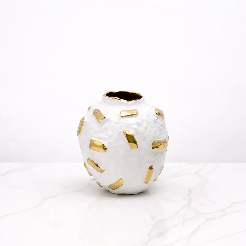 Gold Brick White Bottle