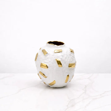 Gold Brick White Bottle