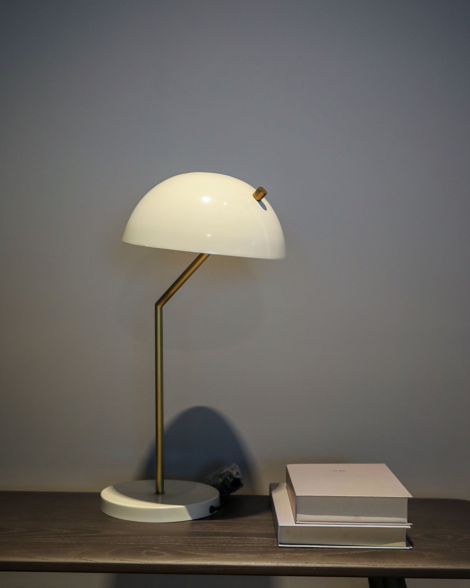 Off-White Iron Freestanding Floor Lamp