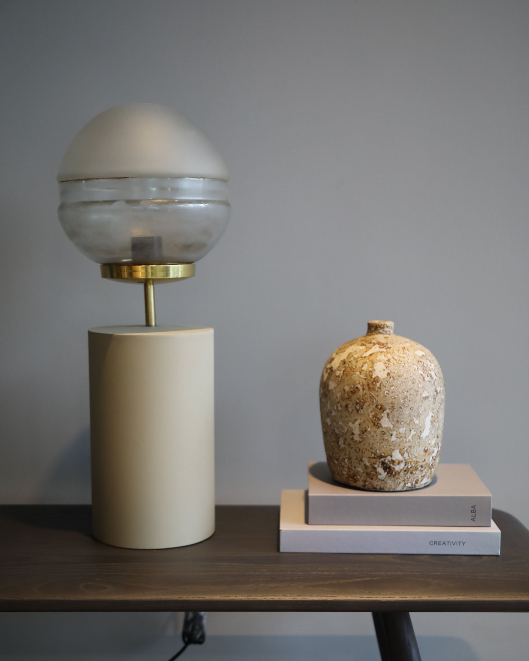 Ceramic Column Table Lamp
